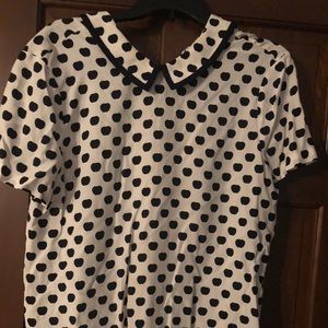 Kate Spade White collared shirt